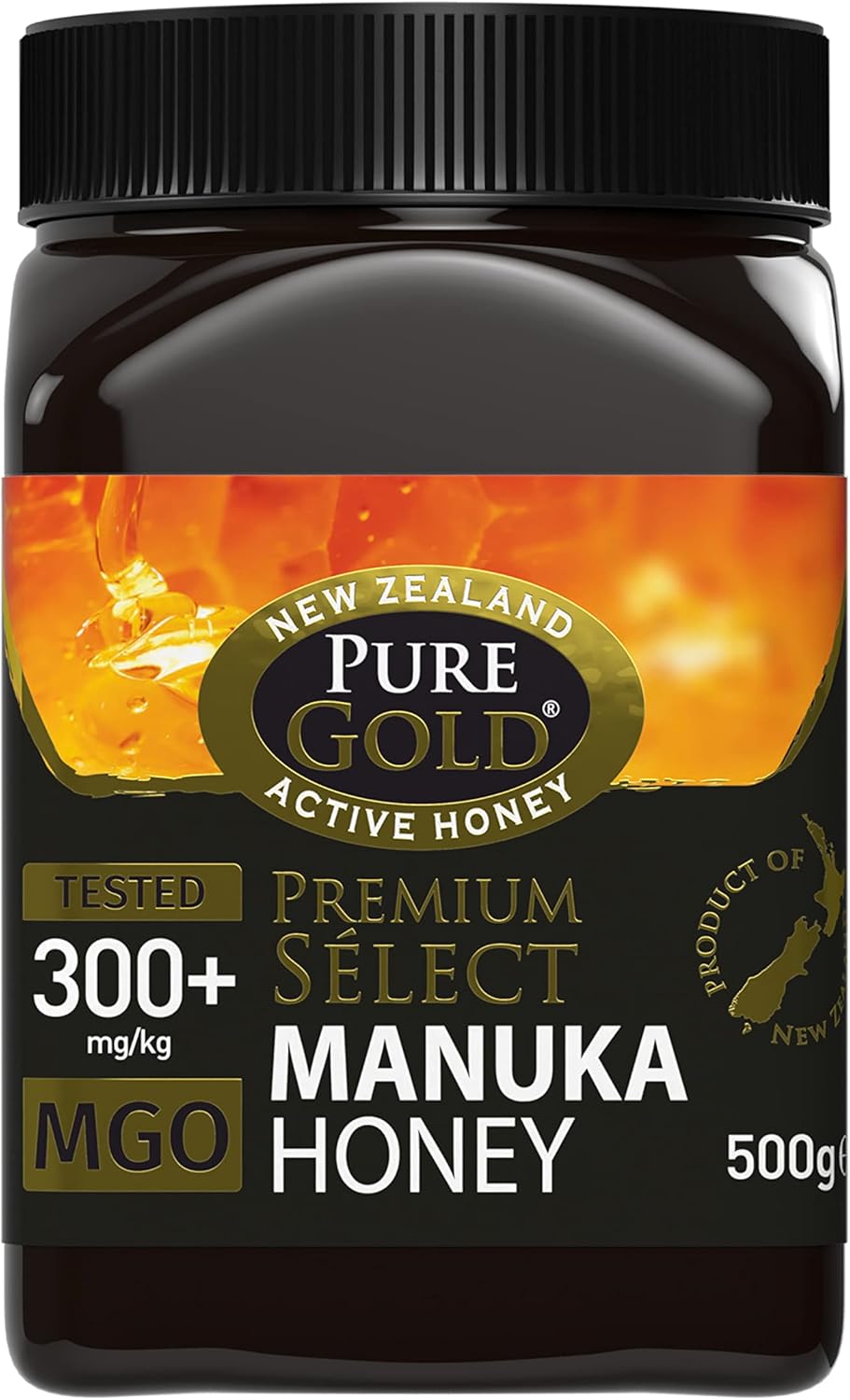Manuka Honey 300+ MGO Certified Pure Gold Premium Manuka Honey 500g