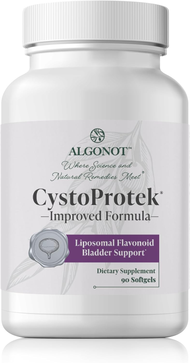 CystoProtek 1 Pack - Patented Formula Promotes Bladder Health Using an Exclusive Combination of hyaluronate, chondroitin and Natural flavonoids