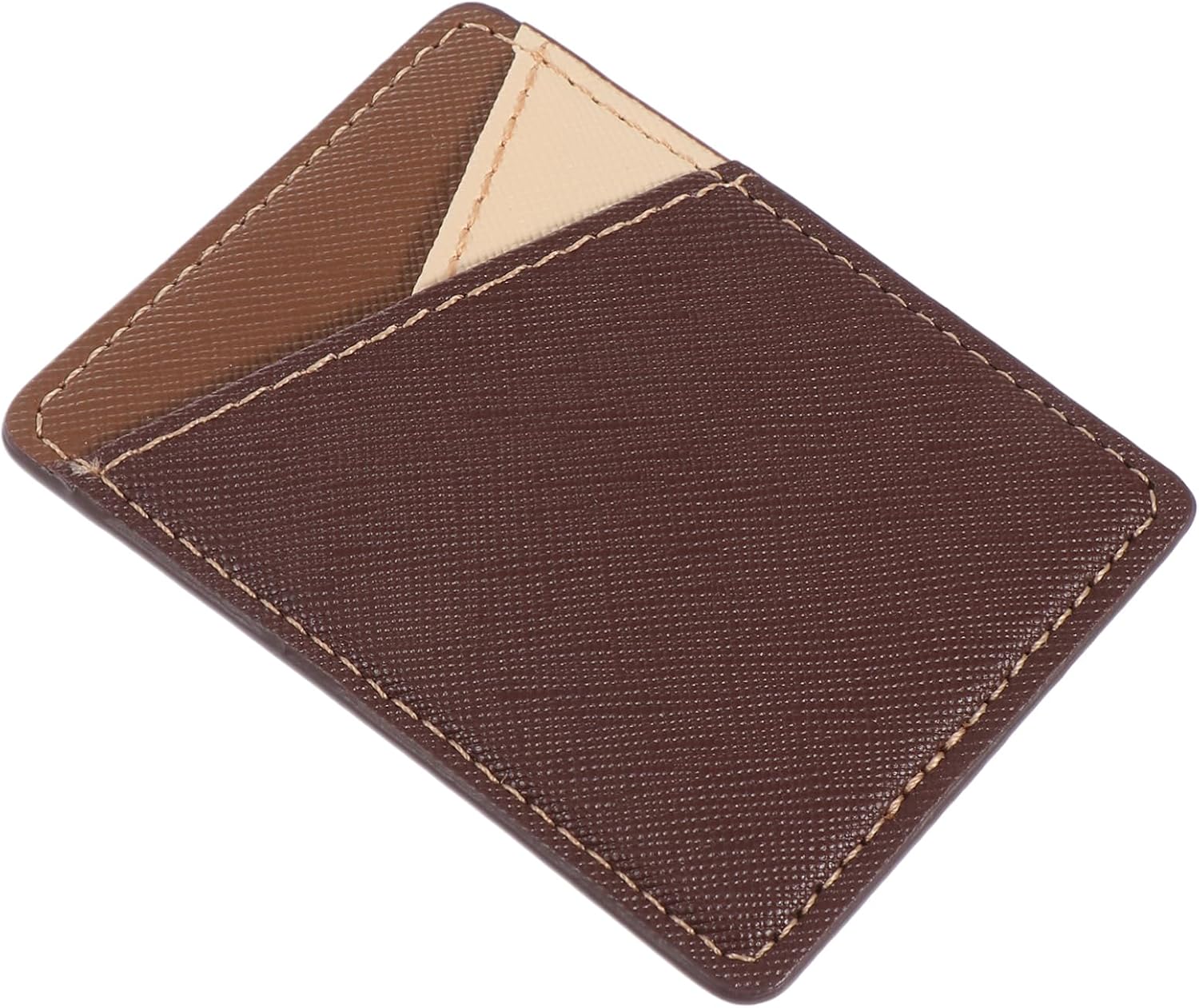 LIFKICH 1pc Pu Leather Phone Backside Card Holder Cell Phone Wallet Pouch for Easy Access to Cards Convenient Sticky Design for Smartphones