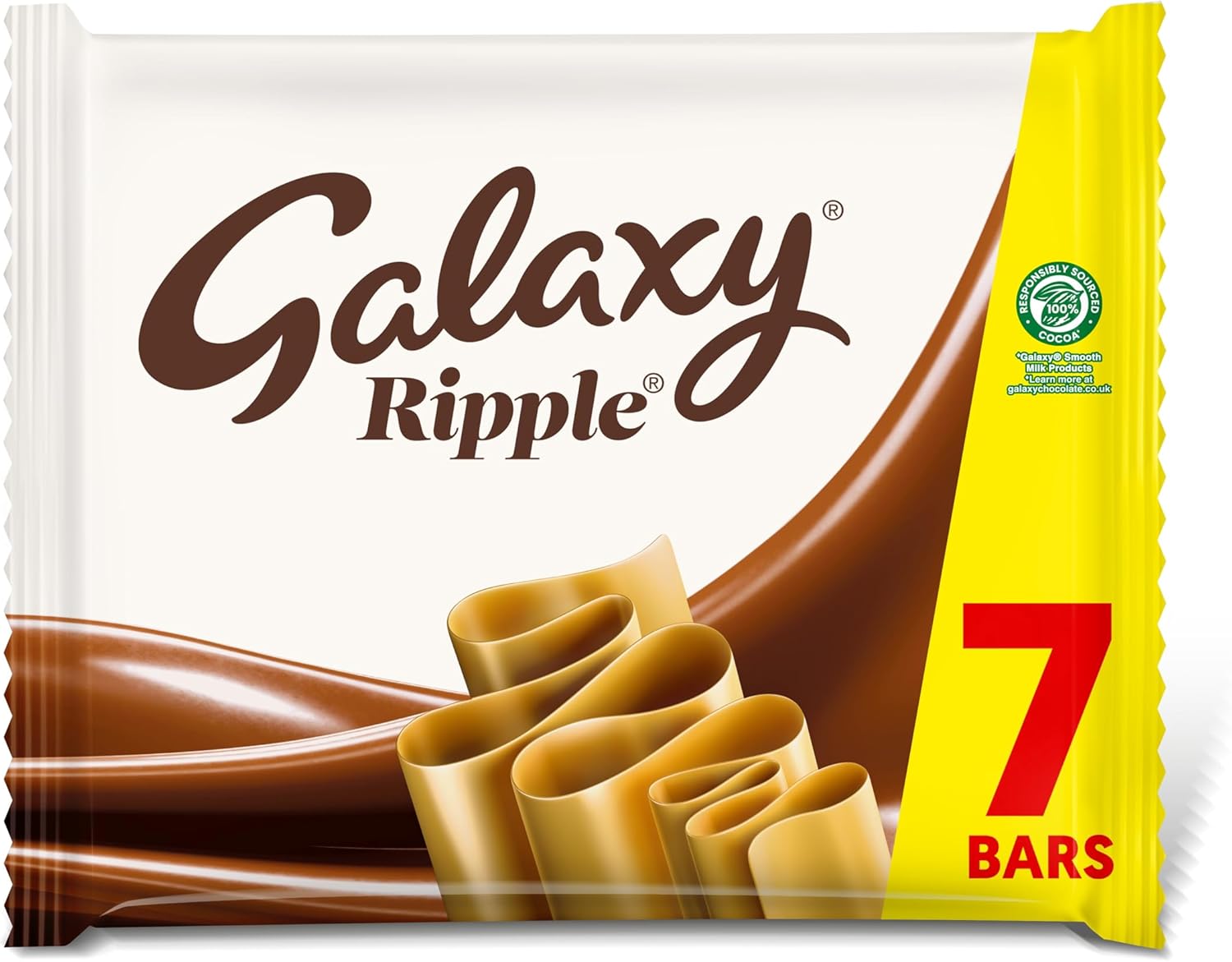 Galaxy Ripple Chocolate Bars Multipack 7x30g