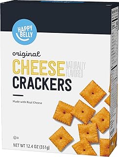 Amazon Brand - Happy Belly Original Cheese Crackers, 12.4 ounce (Pack of 1)