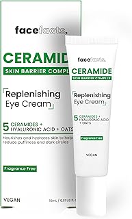 Crema occhi Ceramide | Ricostituente | Riduce gonfiore + occhiaie | 15 ml