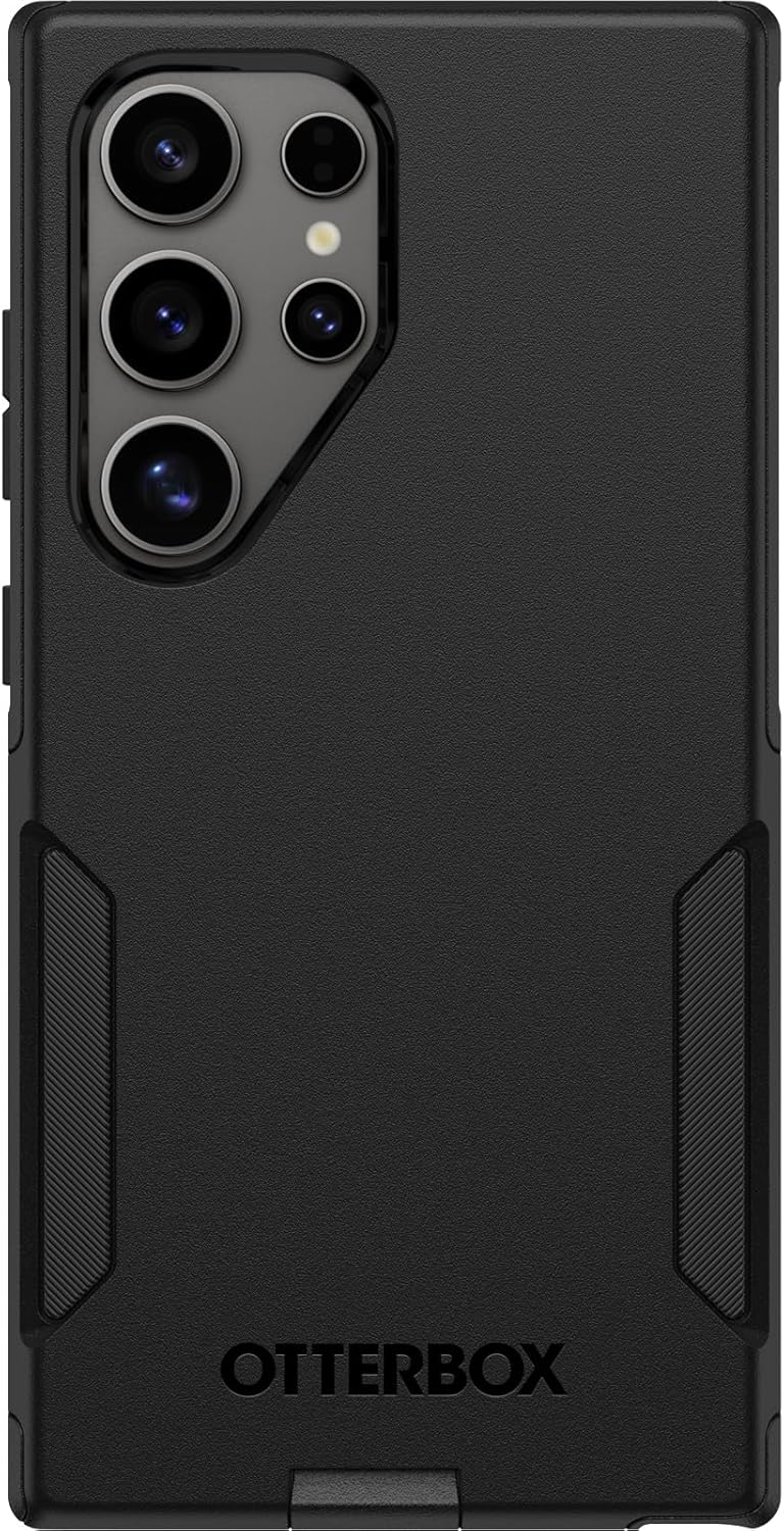 OtterBox Samsung Galaxy S24 Ultra Commuter Series Case - Black, Slim & Tough, Pocket-Friendly, with Port Protection