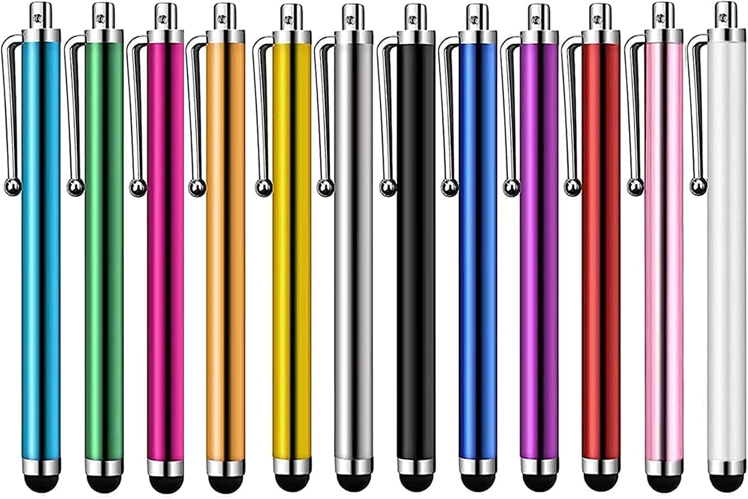 Rpanle Stylus Pens for Touch Screens, 12Pack Universal Capacitive Touch Screen Pens for Tablets, Samsung Galaxy, Smartphones, All Universal Touch Screen Devices
