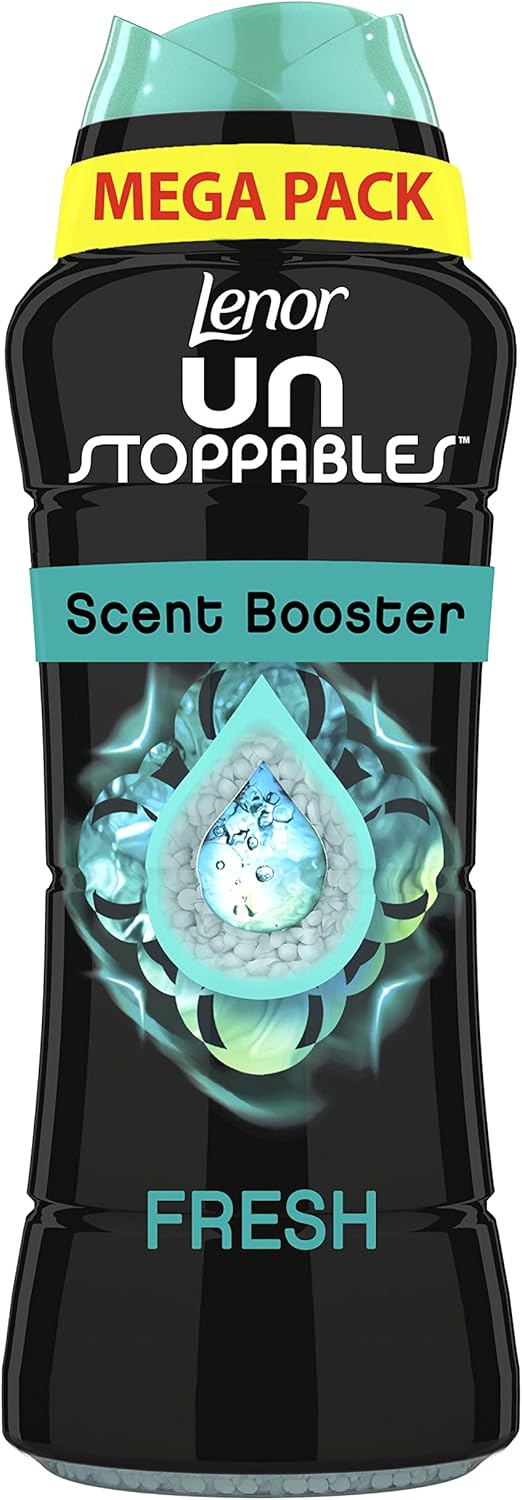 LENOR Unstoppables in-Wash Laundry Scent Booster Beads, 42 Washes (570 g), Fresh Scent