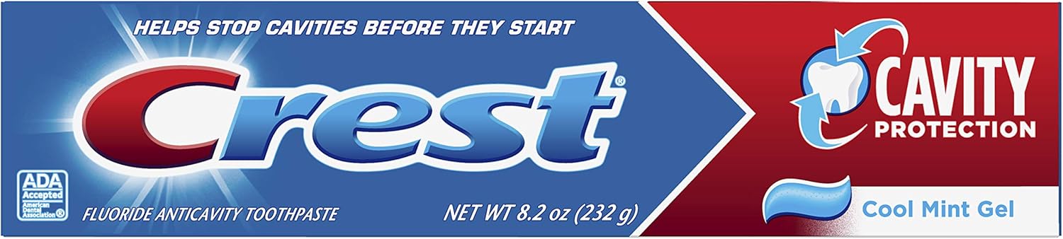 Crest Cavity Protection Toothpaste Gel Cool Mint 8. 20 oz