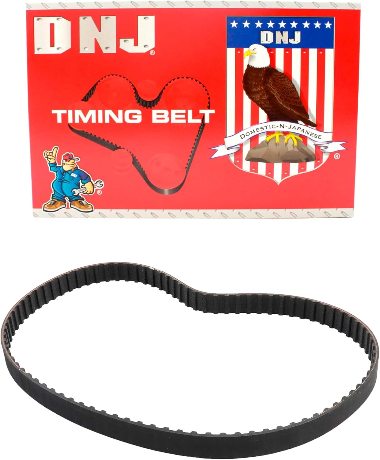 DNJ TB500 Timing Belt for 1985-1995 Chevrolet, Suzuki Samurai, Sidekick, Sprint 1.0L-1.3L L3 6V SOHC 993cc