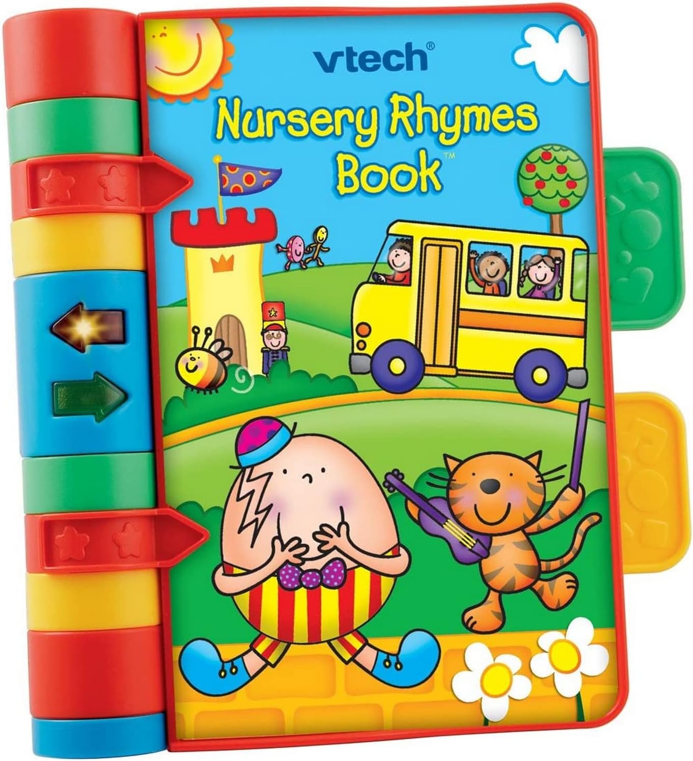 VTech Baby Nursery Rhymes Book, Light Up, Interactive, Musical Baby Book with Sounds and Phrases, Suitable for Babies from 6 Months+, English Version