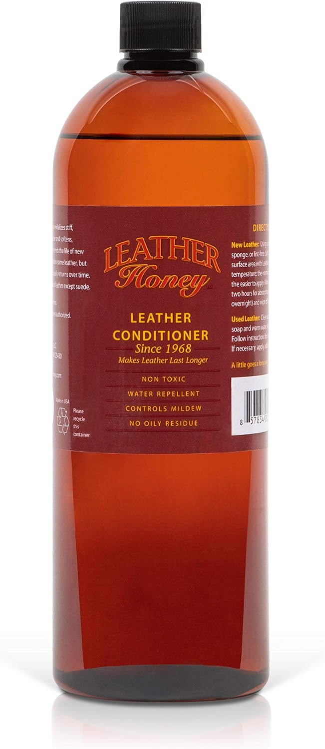 Leather Honey Leather Conditioner – Non-Toxic & Made in the USA Since 1969