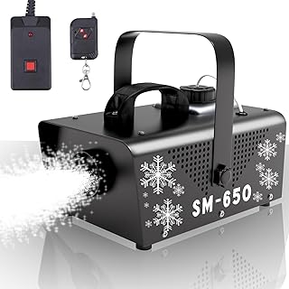 IMONE 650W Snow Machine Christmas Gift,Snow Maker Machine,Artificial Snow Making Machine, Snowflake Machine,Snow Machine Indoor with Remote,Snow Machines for Outdoors Party Parade Picture