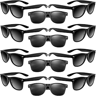 ASTARON 12 Pack Party Sunglasses Bulk Neon Party Favors for Beach Wedding Party Pool Party Supplies
