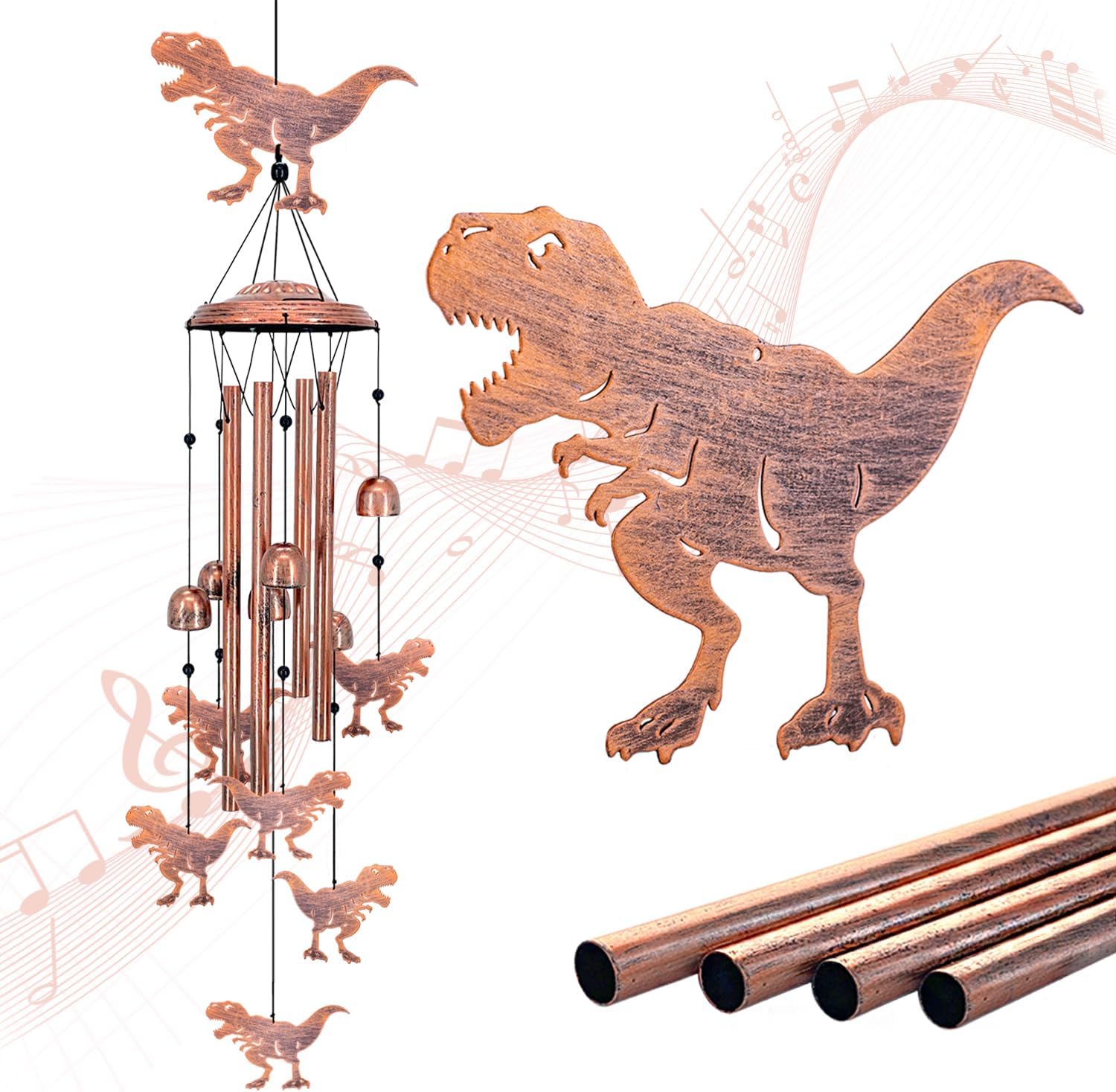 Dinosaur Wind Chimes for Outside 54