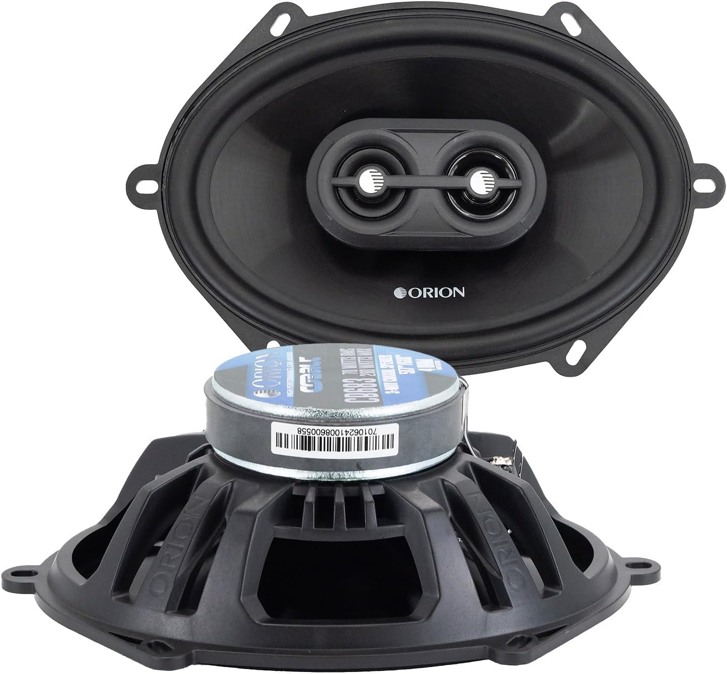 ORION Cobalt Series CB683 6x8” 3-Way Coaxial Car Speakers, 280W, 4 Ohms, Full Range, Enhanced Bass, Polypropylene Cone & Butyl Rubber Surround, Easy Install (Pair)