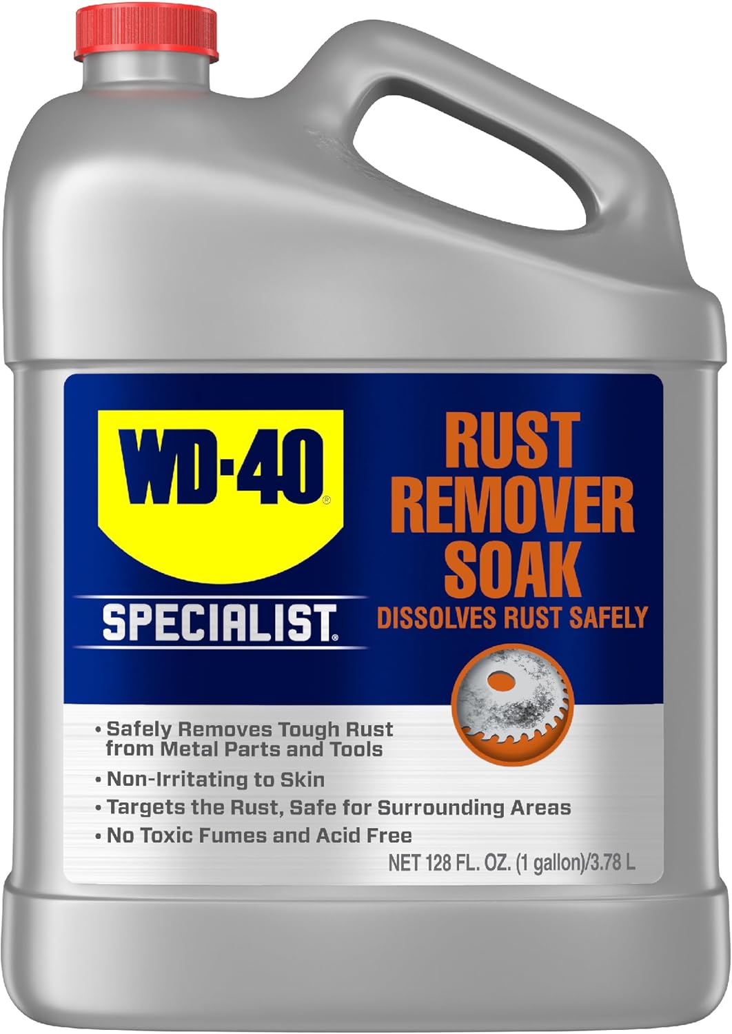 WD-40 Specialist Rust Remover Soak, One Gallon