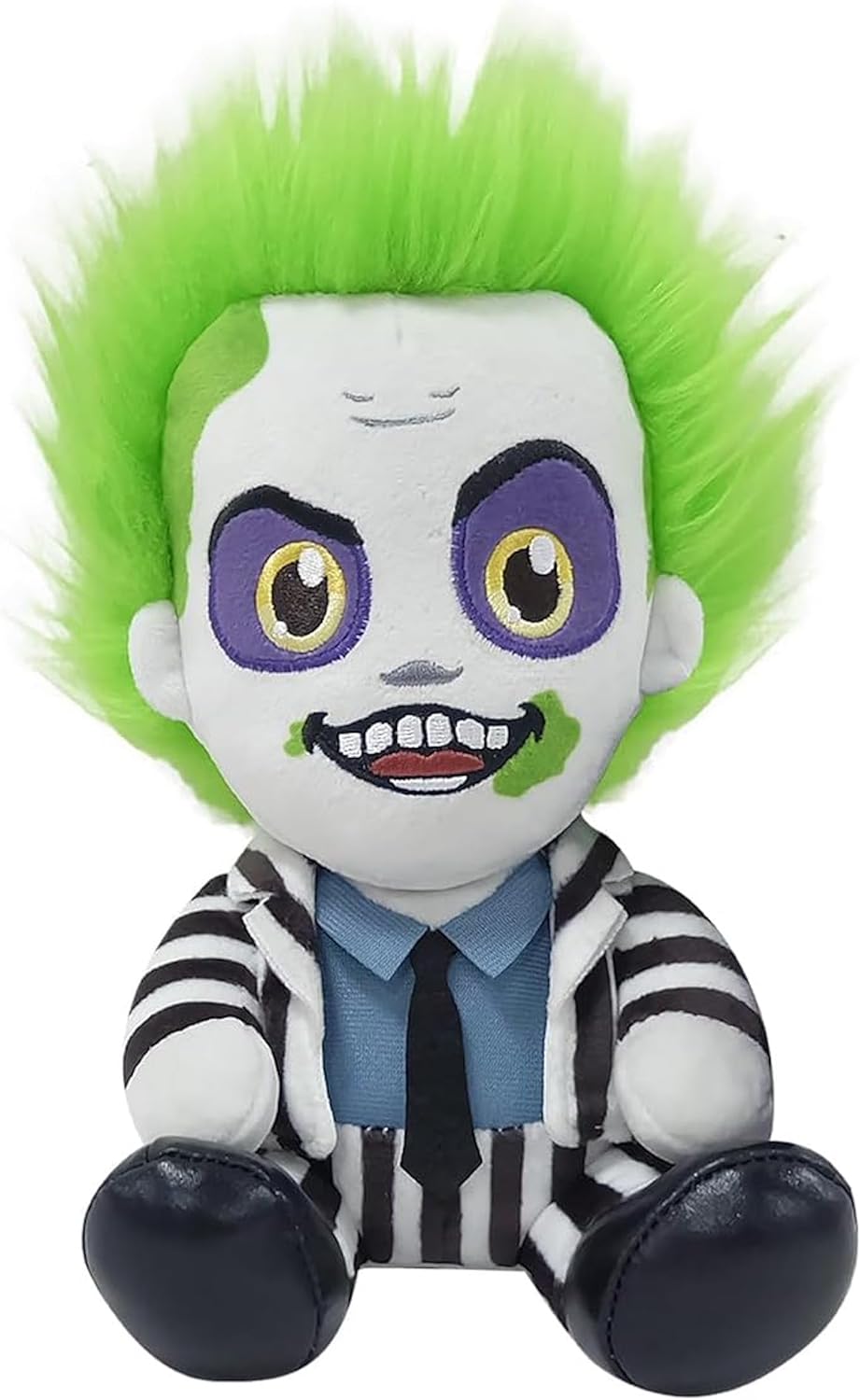Kidrobot Beetlejuice Officially Licensed Movie Collectible Plush Stuffie - 7.5" Phunny Plush, Beetlejuice (1988) in Striped Outfit