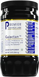 Premier Research Labs Galactan - Prebiotics for Regularity & Healthy Microbiome - for Gastrointestinal Microflora - Immune Support Supplement - Pure Vegan & Non-GMO - 8 oz