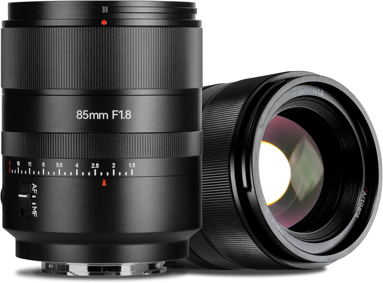 7artisans AF85mm f1.8 Full Frame Portrait Automatic Lens Compatible for Sony E Mount A7R5 R4 R3 M4 M3 ZVE10(Black)