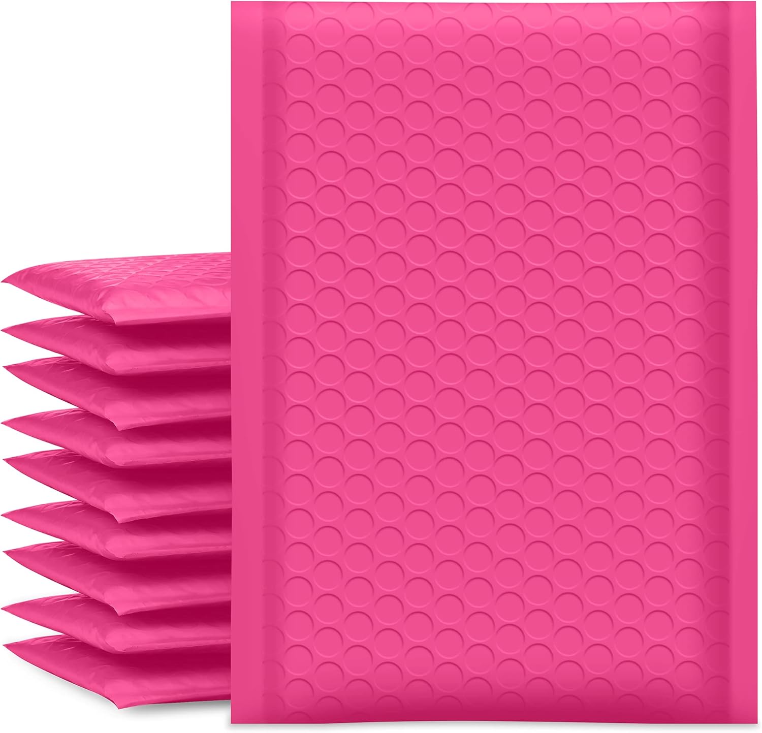UCGOU Bubble Mailers 6x10 Inch Hot Pink 25 Pack Usable Size 6x9 Inch Poly Padded Envelopes Small Business Mailing Packages Waterproof Boutique Shipping Bags for Jewelry Makeup Supplies #0