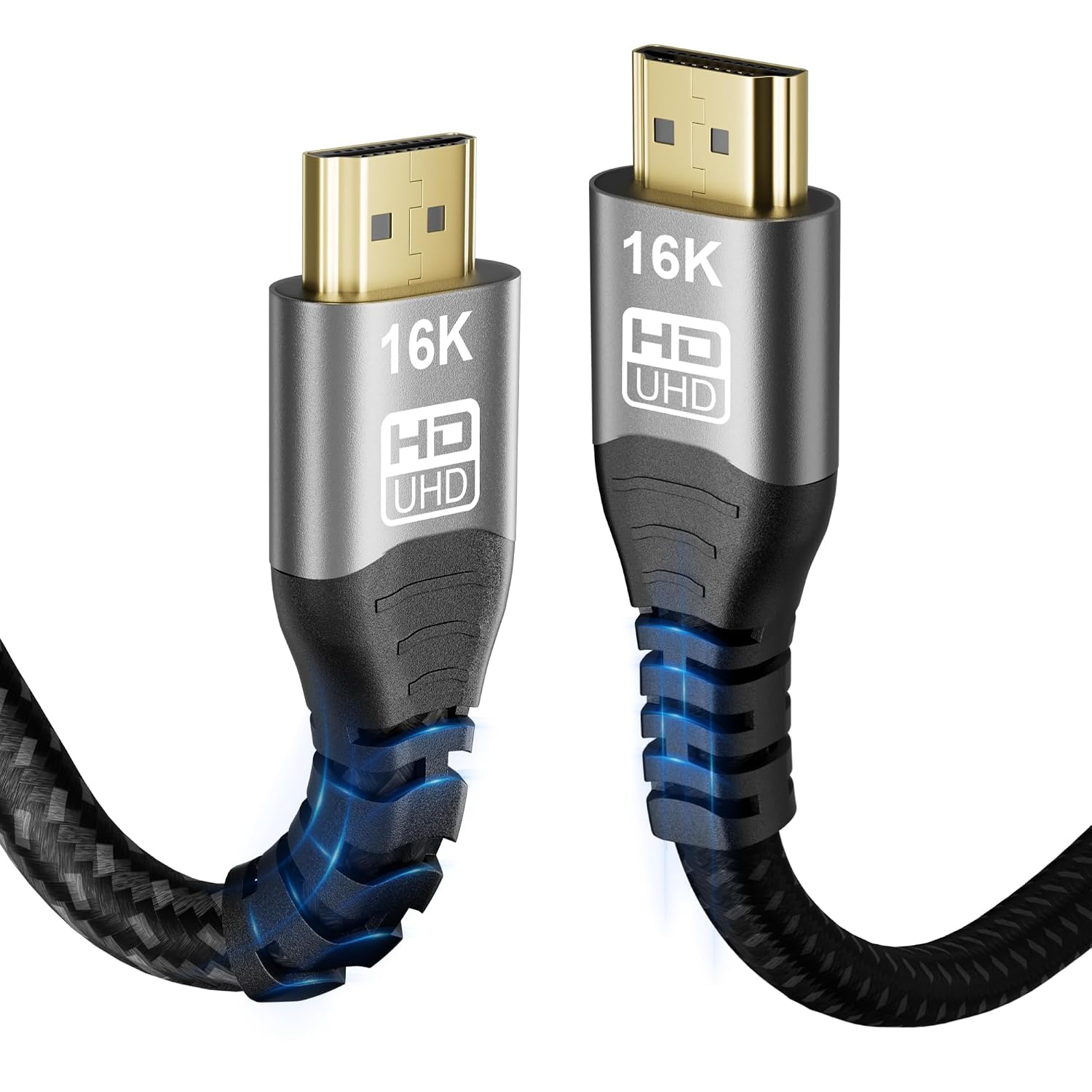 CAKOBLE HDMI 2.2 Cable 1.5m | 96Gbps Ultra High Speed HDMI Cable, 16K@60Hz,8K@240Hz,4K@480Hz| eARC, HDR10+, HDCP 2.3, Dolby Vision/Atmos | Compatible hdmi 2.1 cable,Soundbar, Gaming PC, HDTV, Monitor