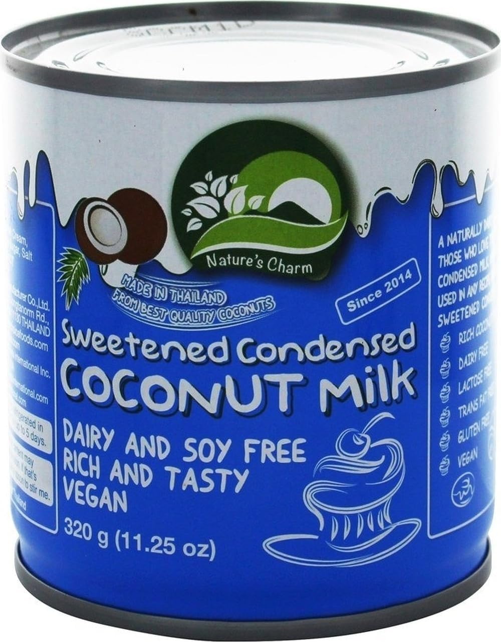 Nature's Charm Sweetened Condensed Coconut Milk, 320 g