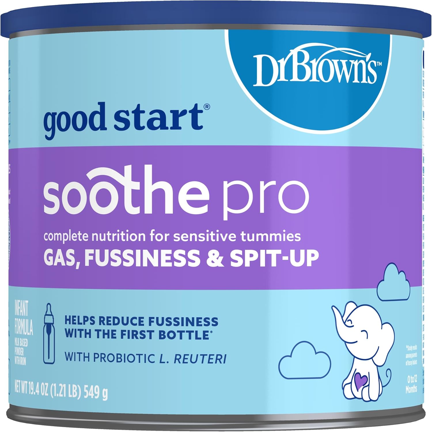 Gerber Good Start Baby Formula Powder, SoothePro, Stage 1, 19.4 Ounce
