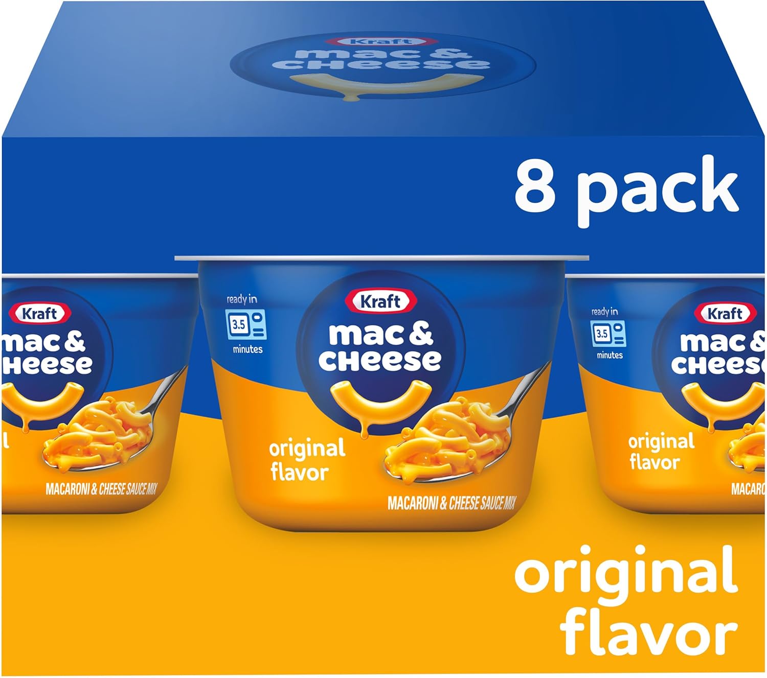 Kraft Original Macaroni & Cheese Dinner (2.05 oz Cups, 8 Count)