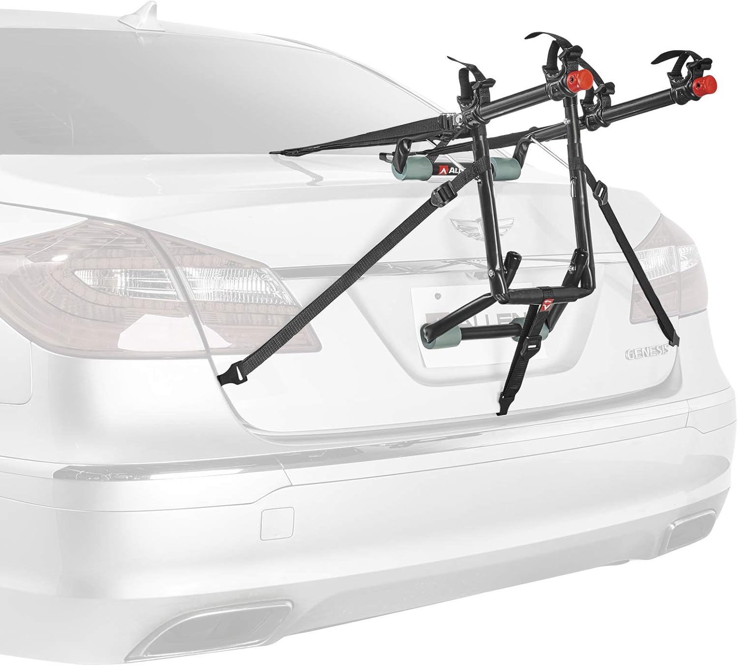 Allen Sports Deluxe 2-Bike Trunk Mount Rack, Model 102DN-R, Black