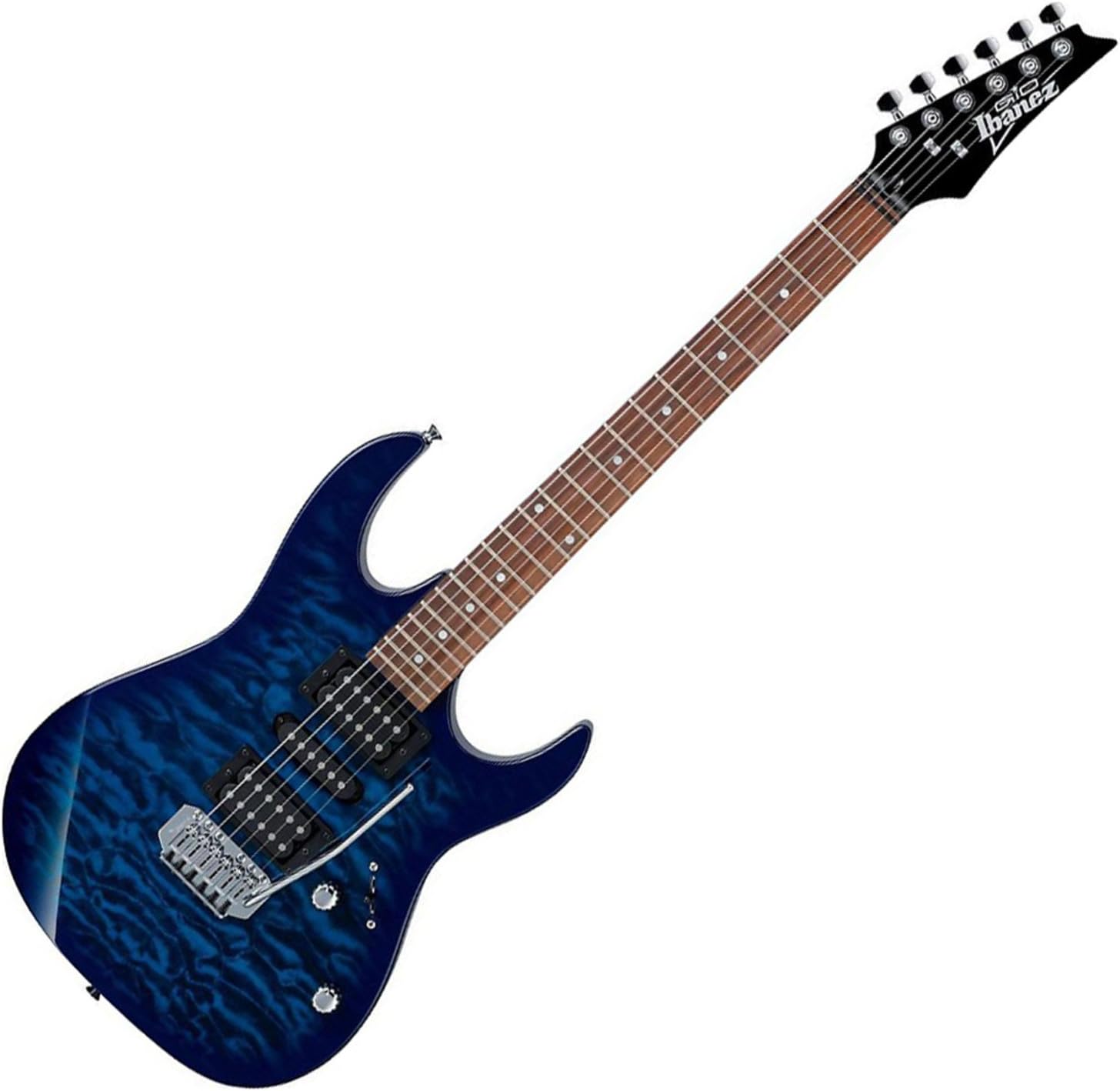 Ibanez GIO Series GRX70QA - Transparent Blue Burst