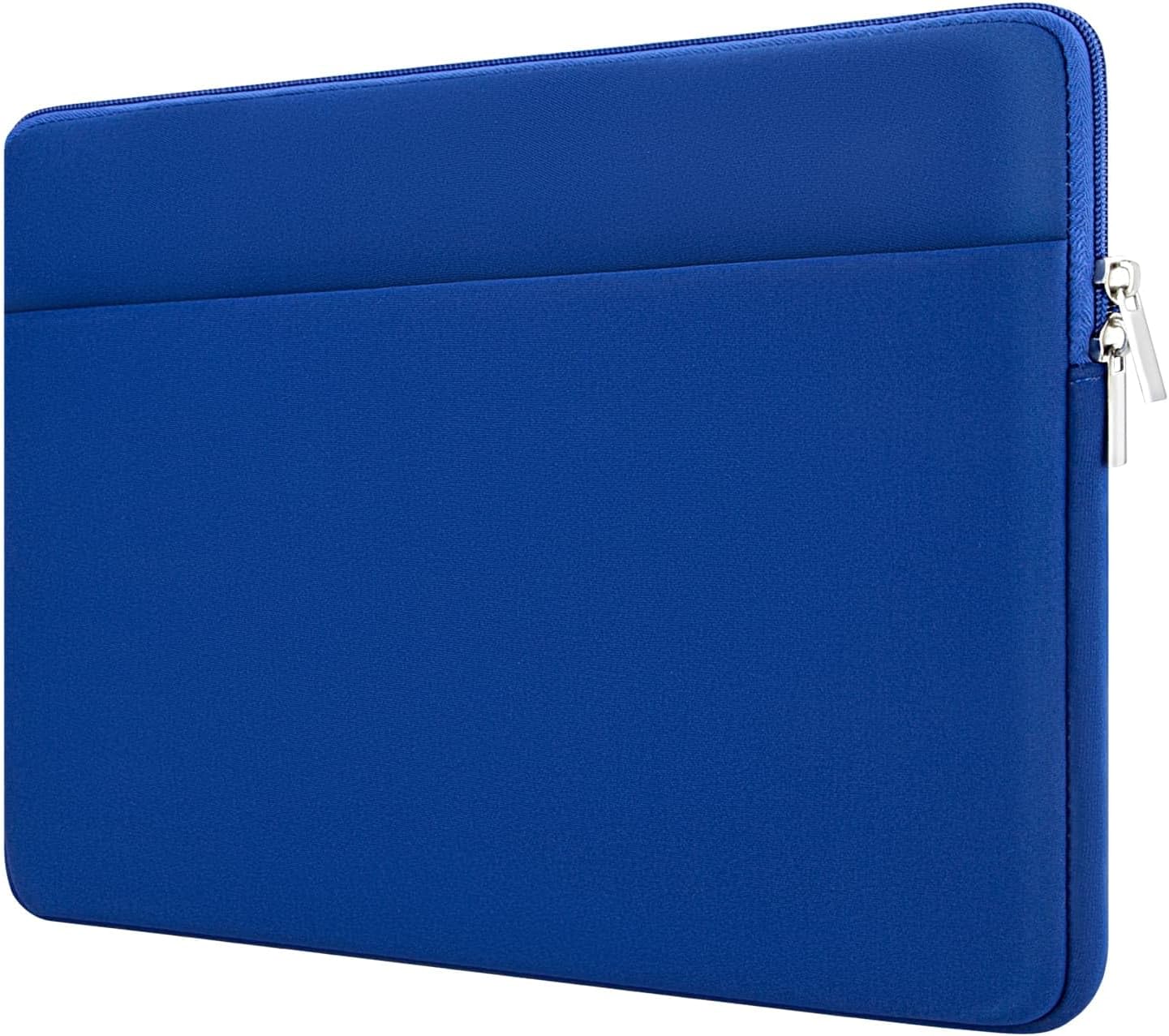 HEDUGO Laptop Sleeve Bag Compatible with 15.6 inches HP Lenovo Asus Notebook with Zipper Accessory Pocket Padded Computer Pouch Cover Shockproof Protective for 15.6” Laptop,Blue