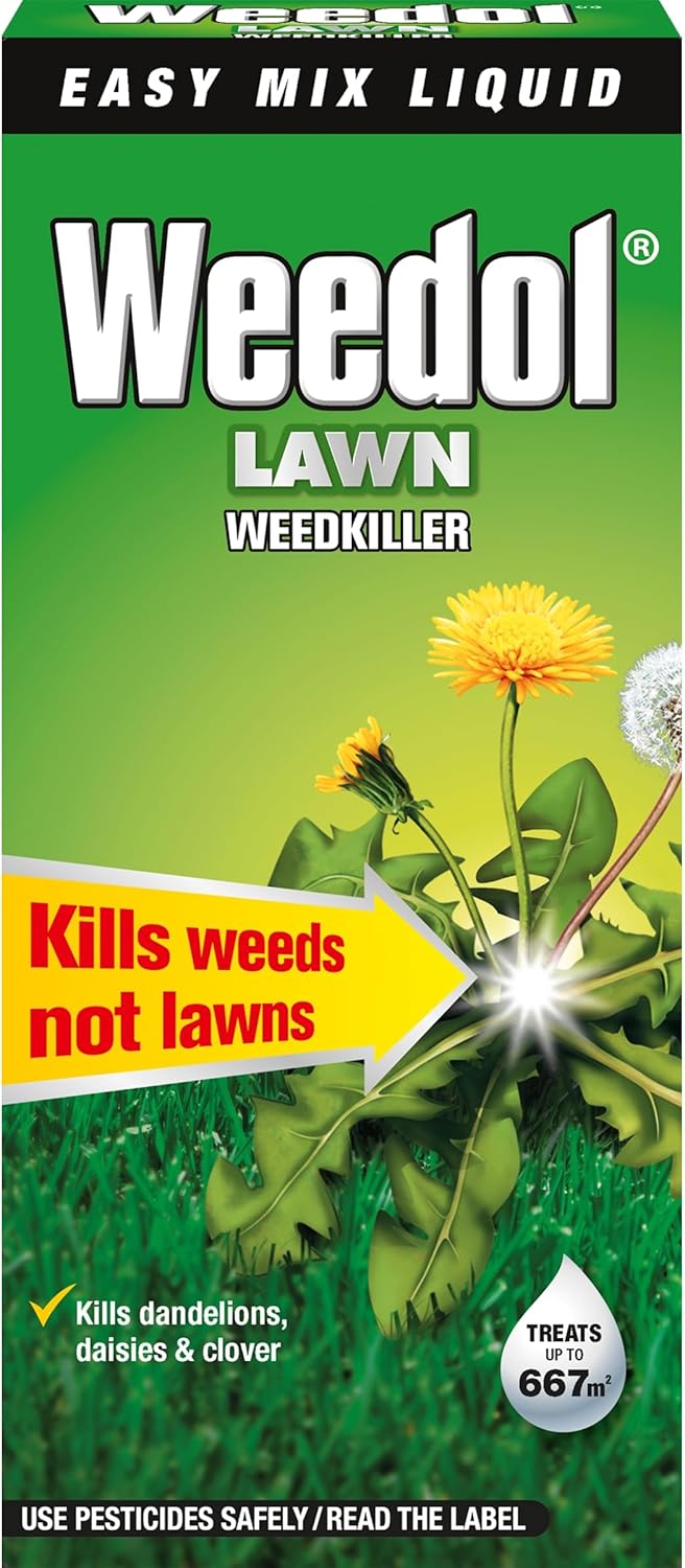 Weedol Lawn Weedkiller Easy Mix Liquid Concentrate 1L