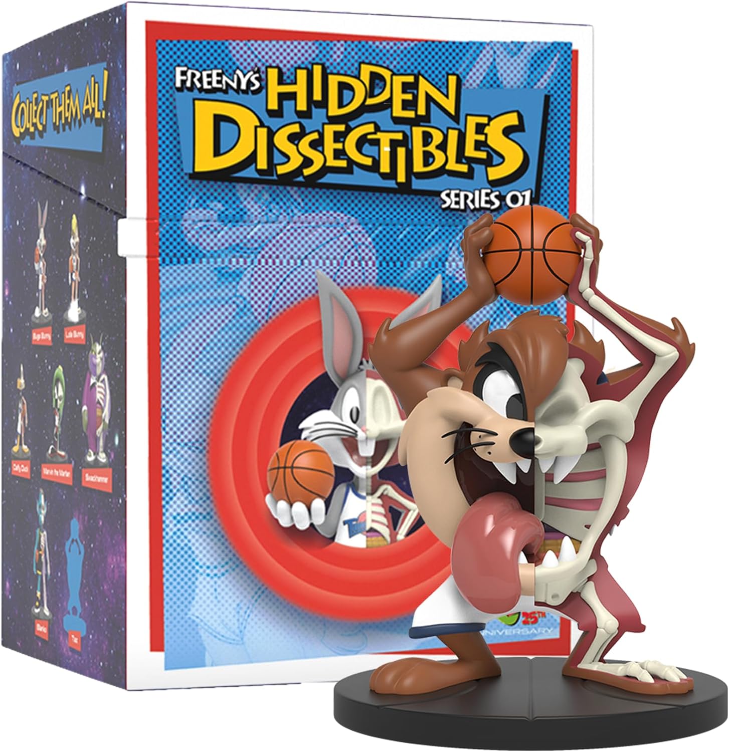 Freeny’s Hidden Dissectibles: Space Jam Series 01 - Art Collectibles| Single Box | Multicolor| 4" Vinyl Art Toy Blindbox