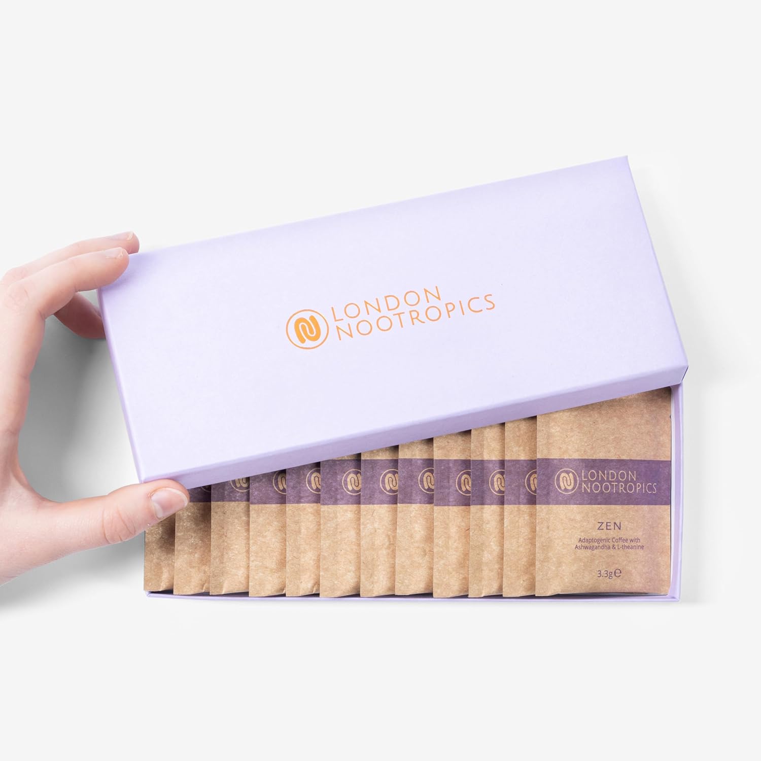 London Nootropics - Zen - Adaptogenic Mushroom Coffee with Ashwagandha & L-theanine - 12 Sachets