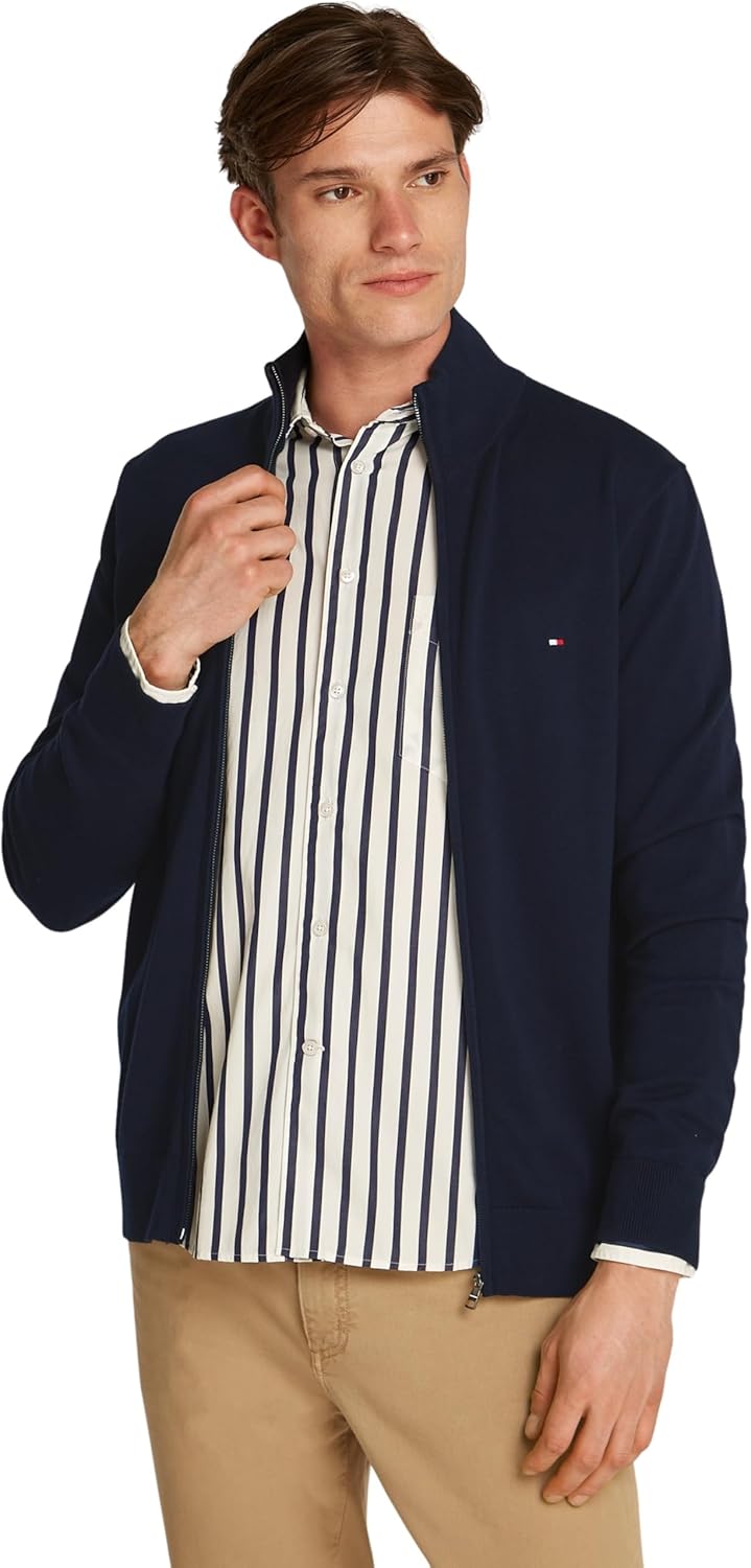 Tommy Hilfiger Men's Zip Through Sweater