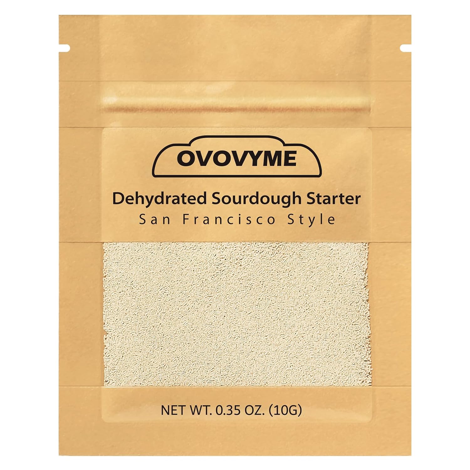 Dehydrated Sourdough Starter San Francisco Style, Fast Activation Sourdough Starter Culture, Sour Dough Starter，Homemade Artisan Bread for Beginner (10G)