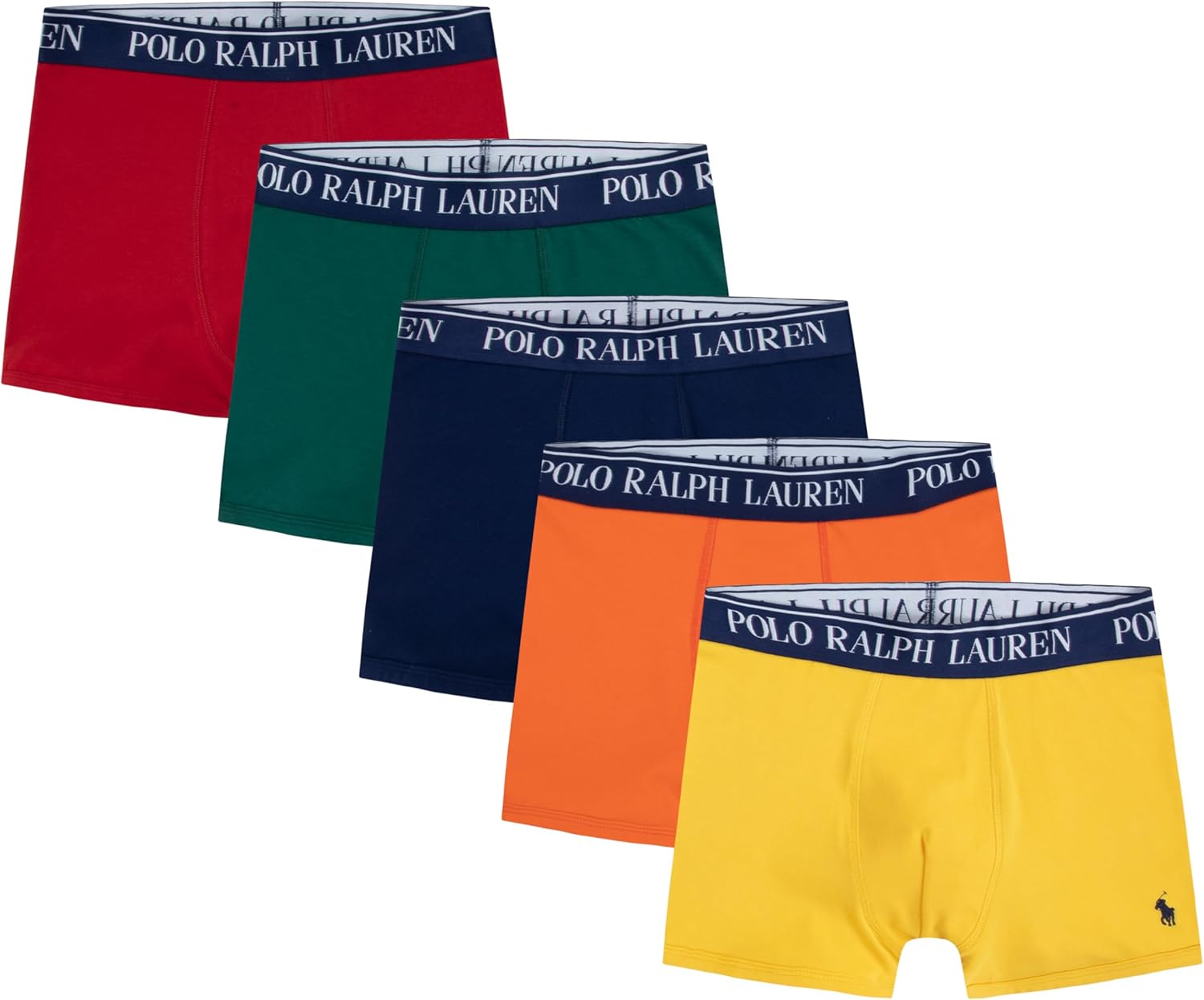 POLO RALPH LAUREN Boys' 5-Pack Boxer Briefs