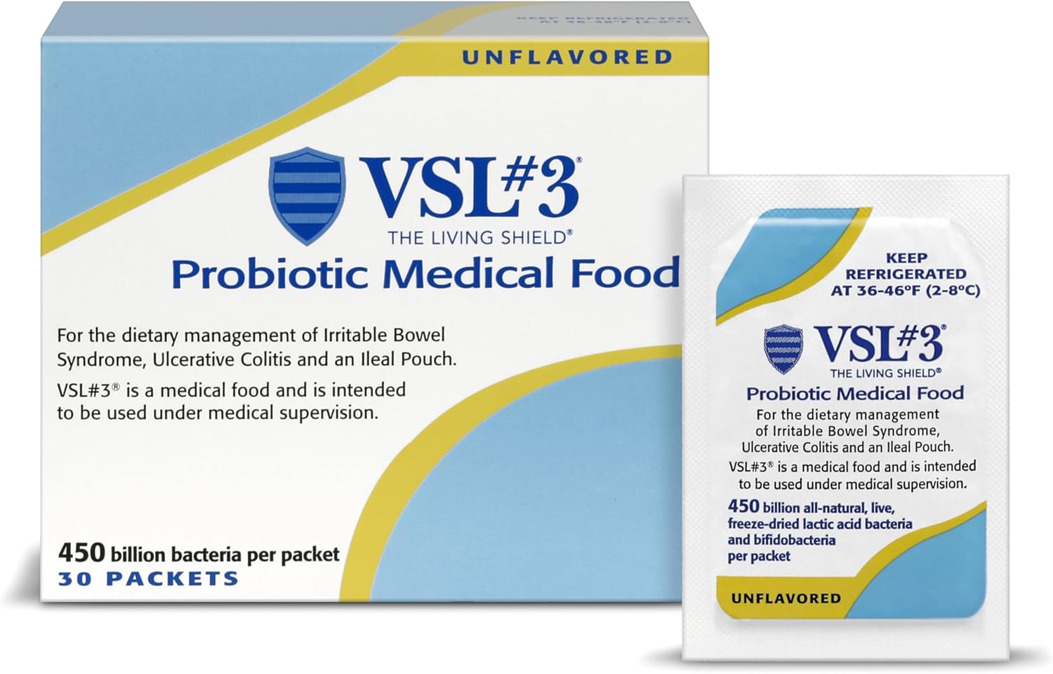 VSL #3® High-Potency Probiotic Medical Food, Dietary Management of IBS & UC