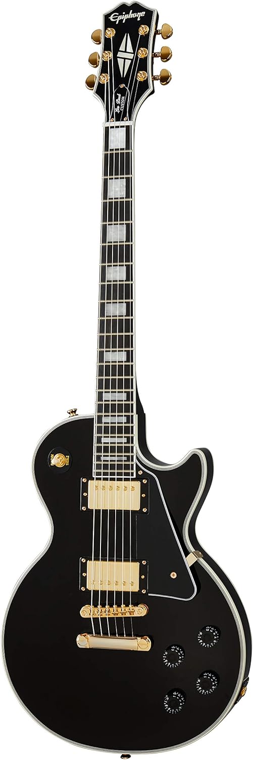 Epiphone Les Paul Custom, Ebony with Gold Hardware