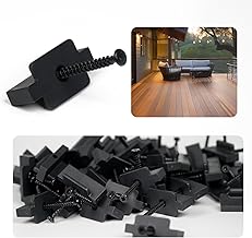 250-PACK Hidden Deck Fasteners Hidden Fastener Deck Clips Universal Nylon Clips Decking Fasteners Preloaded for Installing Composite Deck Boards