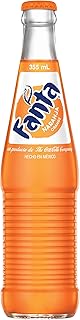 Mexican Fanta Orange Glass Bottle, 12 fl oz, 24 Pack