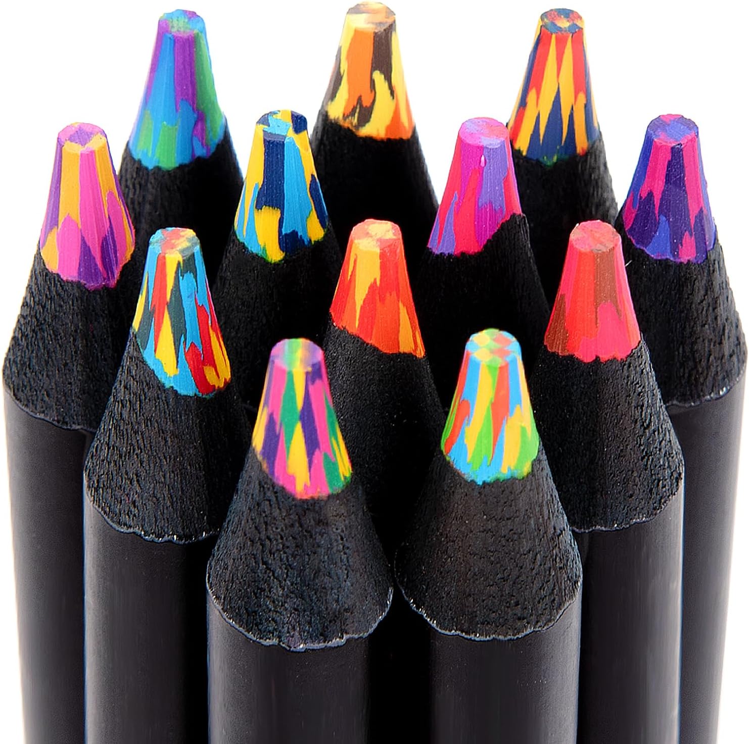 Art Supplies, 12 Rainbow Colored Pencils, Gifts for Teens Girl Trendy Stuff, Art Supplies for Kids 9-12, Gifts for 5-12 Year Old Girl, Arts and Crafts Party Favors for Kids 8-12