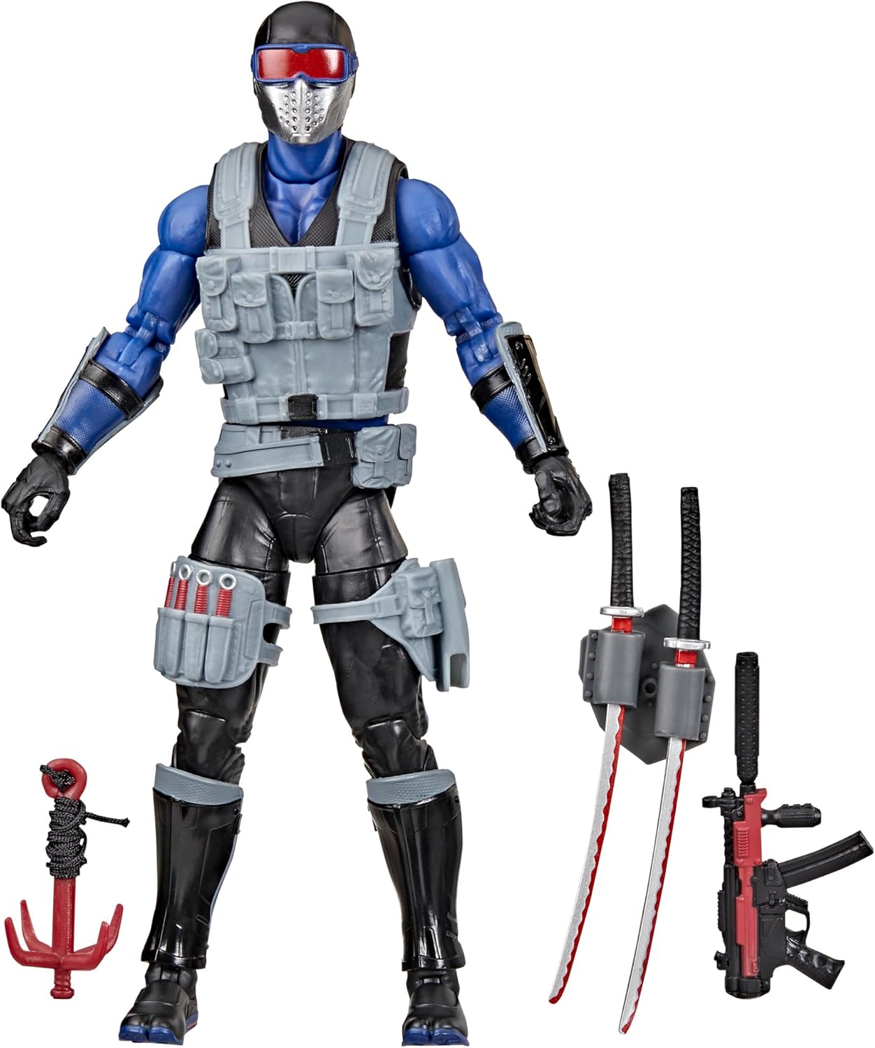 G.I. Joe Classified Series #165, Snake Eyes V4, Collectible 6 Inch Action Figure with 7 Accessories