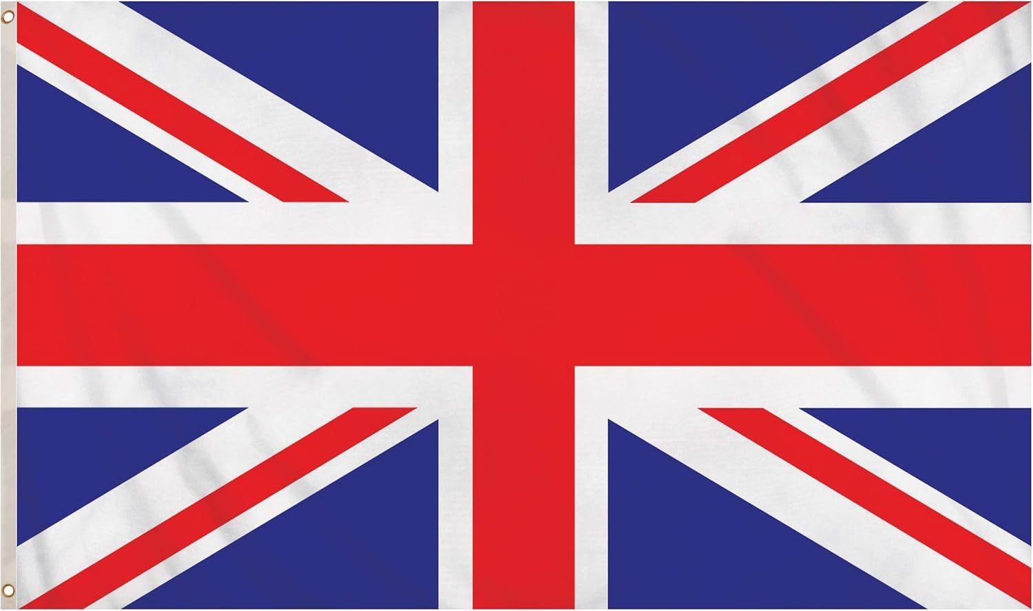 Union Jack Flag UK Flags 5ft x 3ft with Eyelets