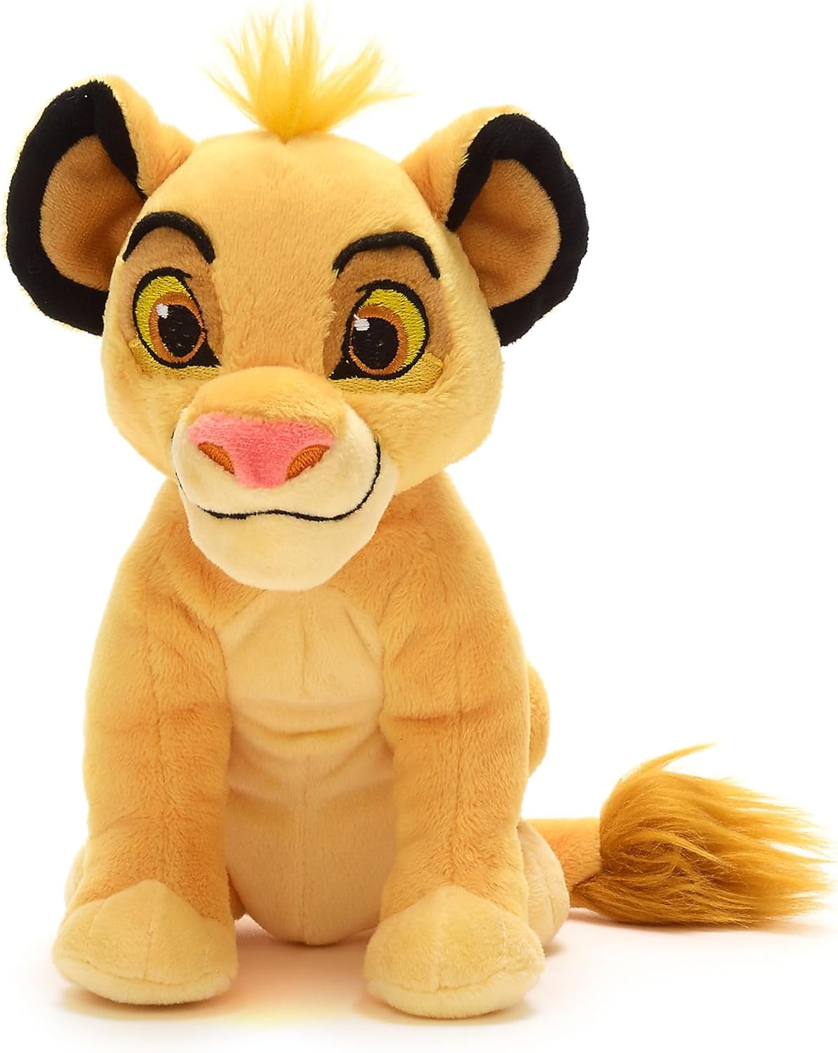 Disney Store Official Simba Mini Bean Bag Plush, The Lion King, 18cm/7”, Small Cuddly Stuffed Toy Lion, Suitable for Ages 0+