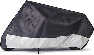 Budge Sportsman Motorcycle Cover, Black, Waterproof, Universal Fit, Fits up to 114", Model: MC-8