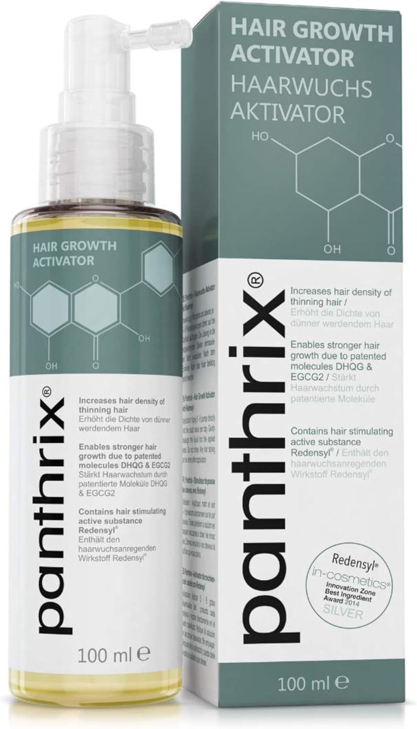 Panthrix Hair Growth Serum with Active Ingredient Complex Redensyl | Accelerates Growth, Thickens, and Prevents Loss | Ideal Hair Oil Spray for Men and Women | Travel Friendly