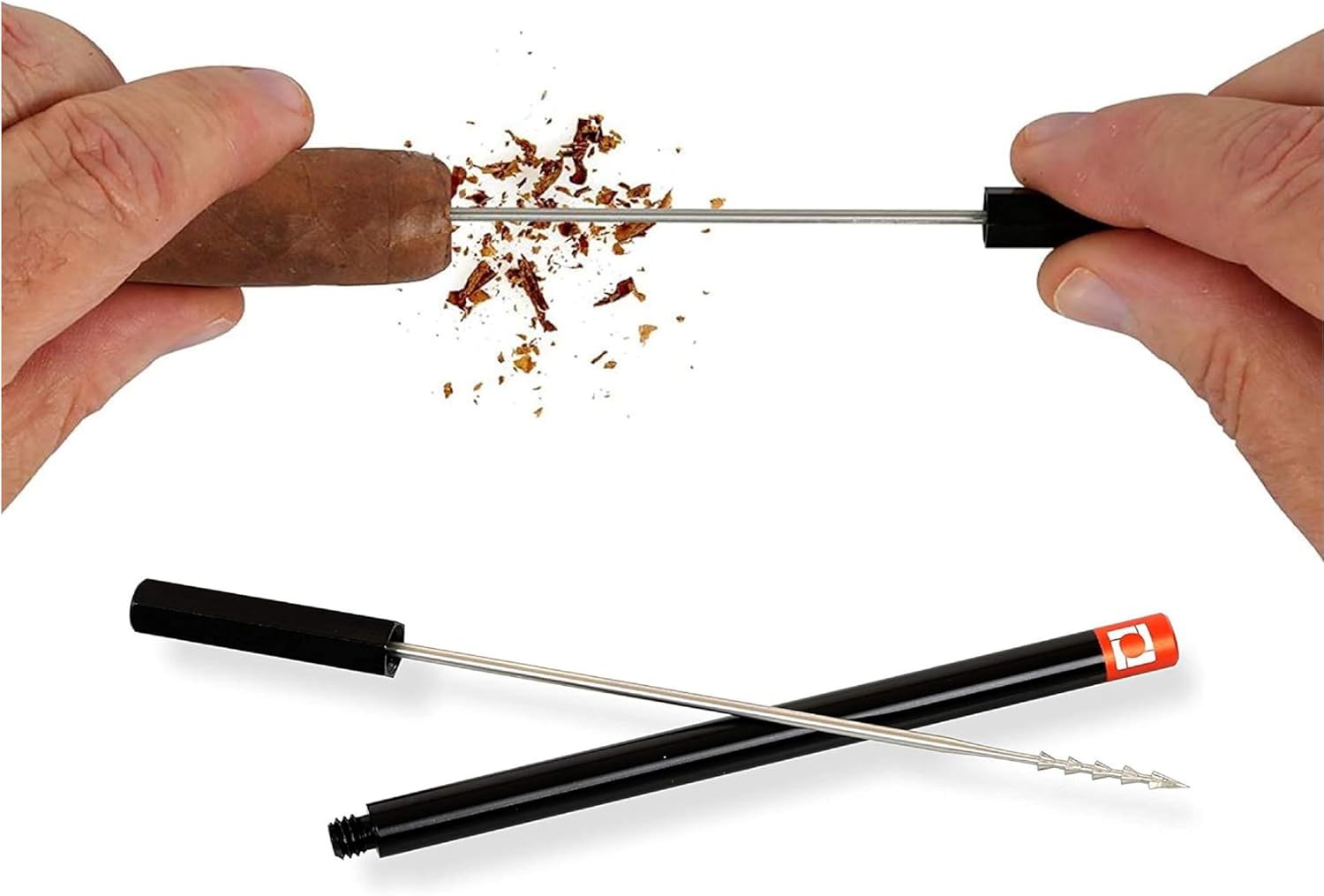 Perfec - PerfecDraw Patented Cigar Draw Enhancer Tool and Nubber, 5 inches