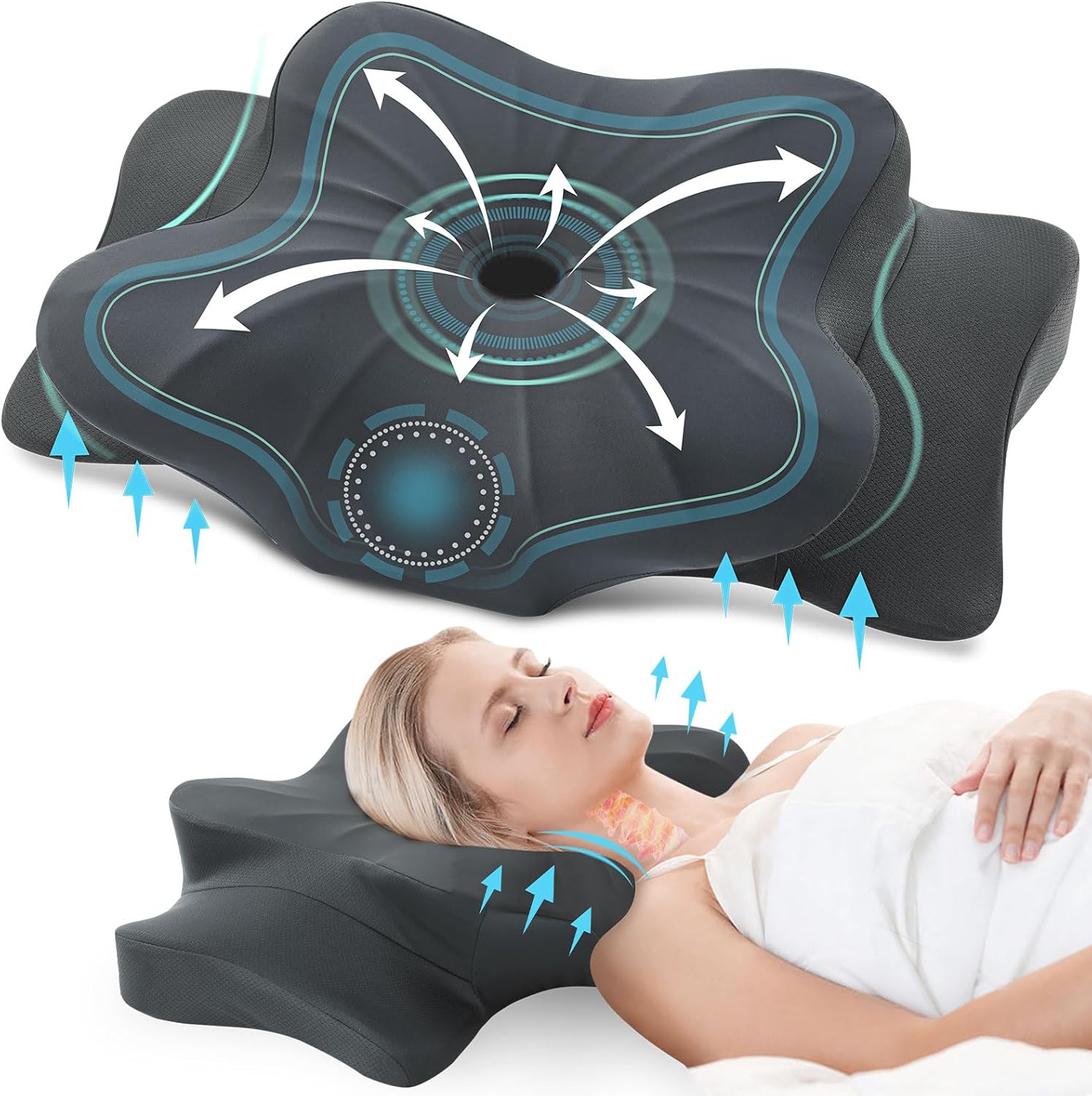 DONAMA Cervical Pillow for Neck and Shoulder