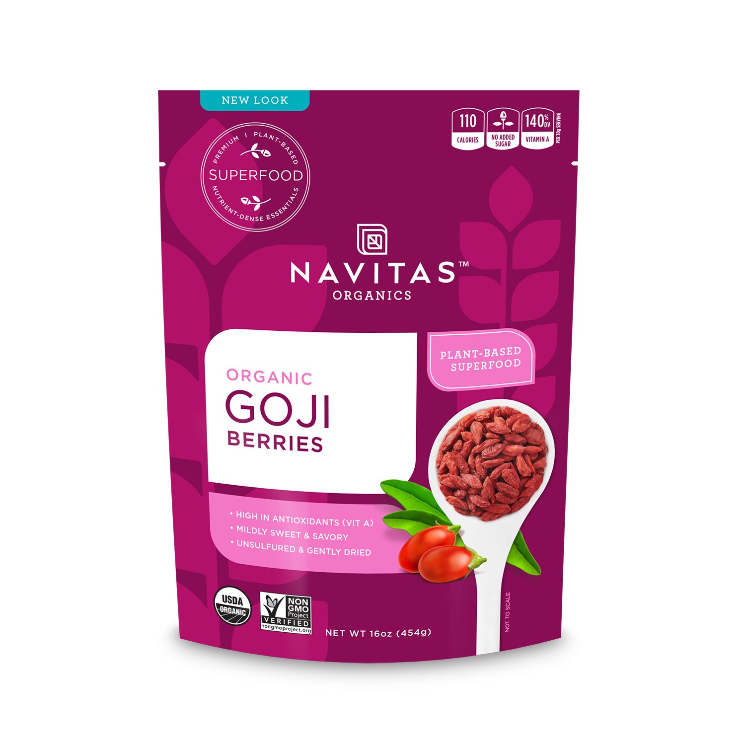 Navitas Naturals Organic Goji Berries, 16 Ounce
