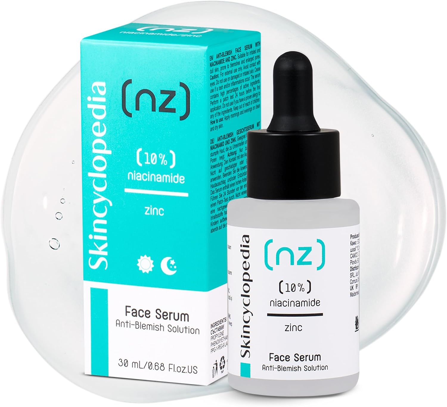 Skincyclopedia 10% Niacinamide Serum - Hyperpigmentation and Acne Scar Treatment - Pore Minimizer for Oily Skin - Suitable for Men and Women, 30ml
