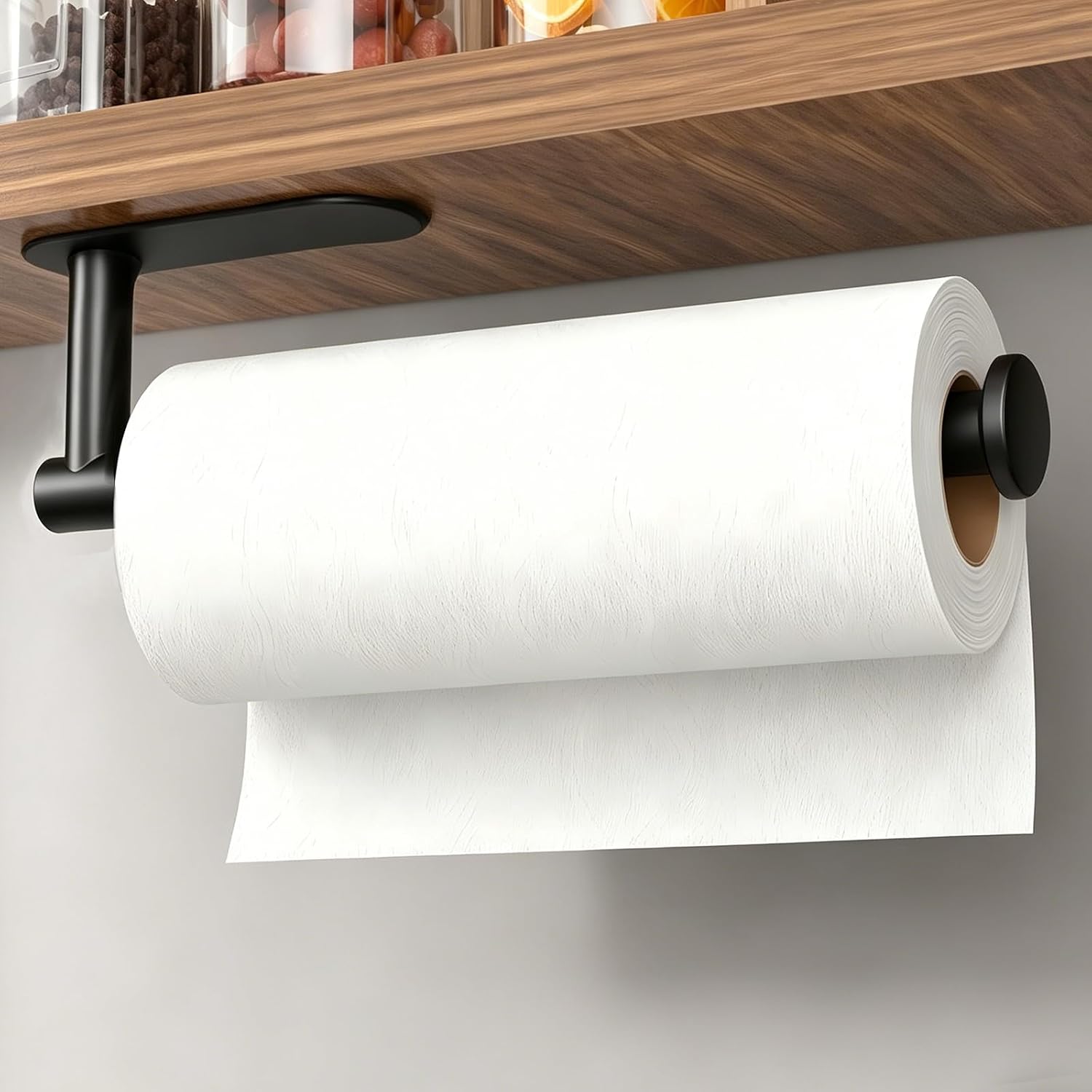 DEKAVA Paper Towel Holder Under Cabinet Wall Mount for Kitchen Paper Towel
